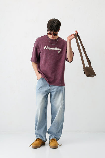 T-SHIRT WASHWD OVERSIZE