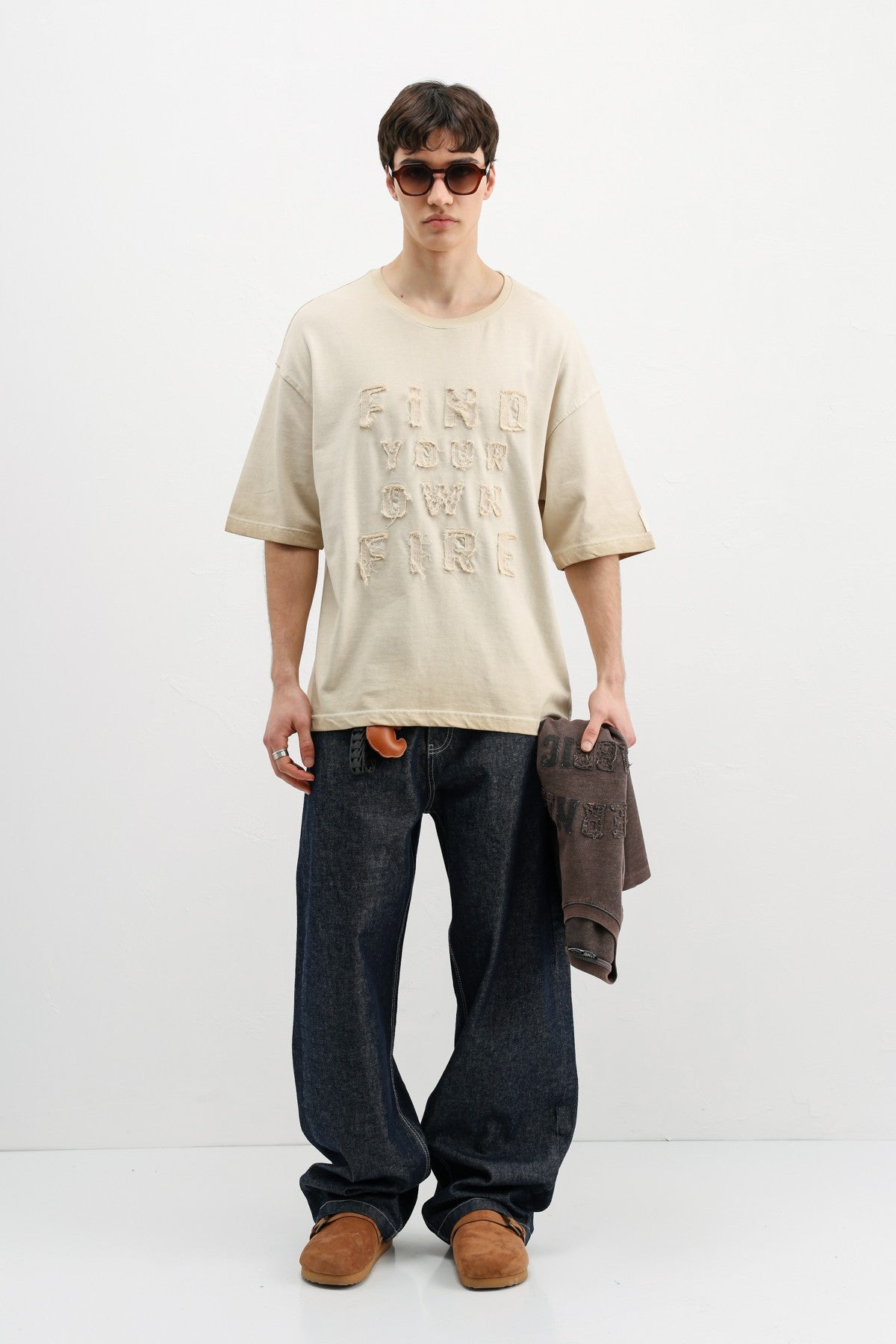 Oversize Baskılı Tişört