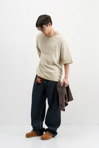Oversize Baskılı Tişört