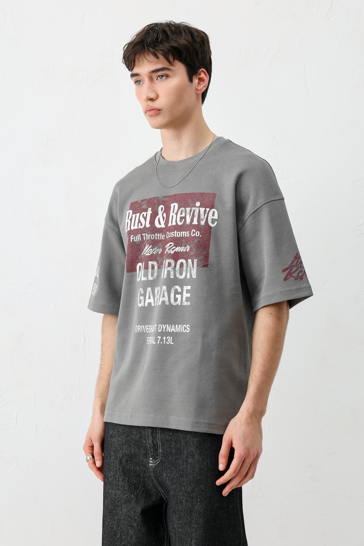 Oversize Baskılı Tişört