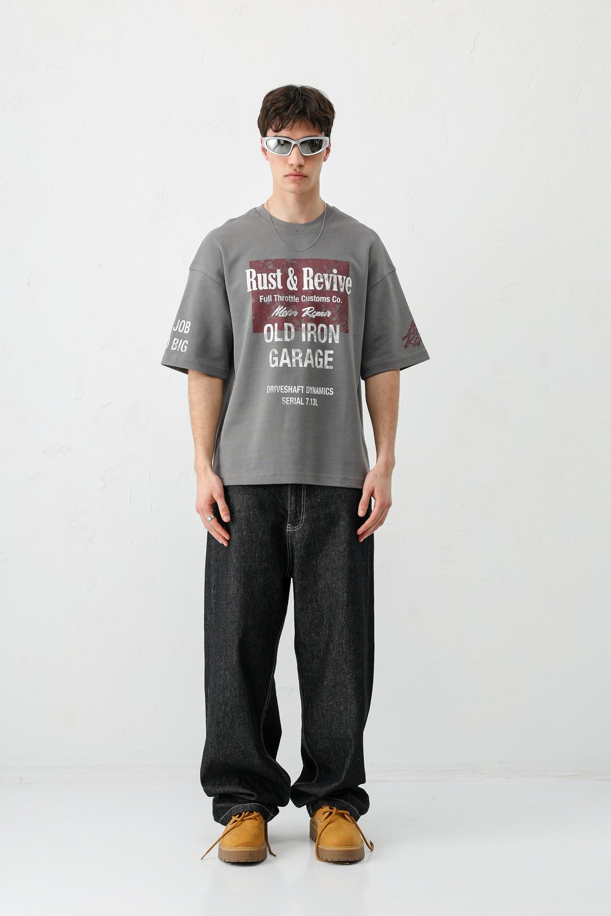 Oversize Baskılı Tişört
