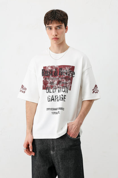 Oversize Baskılı Tişört