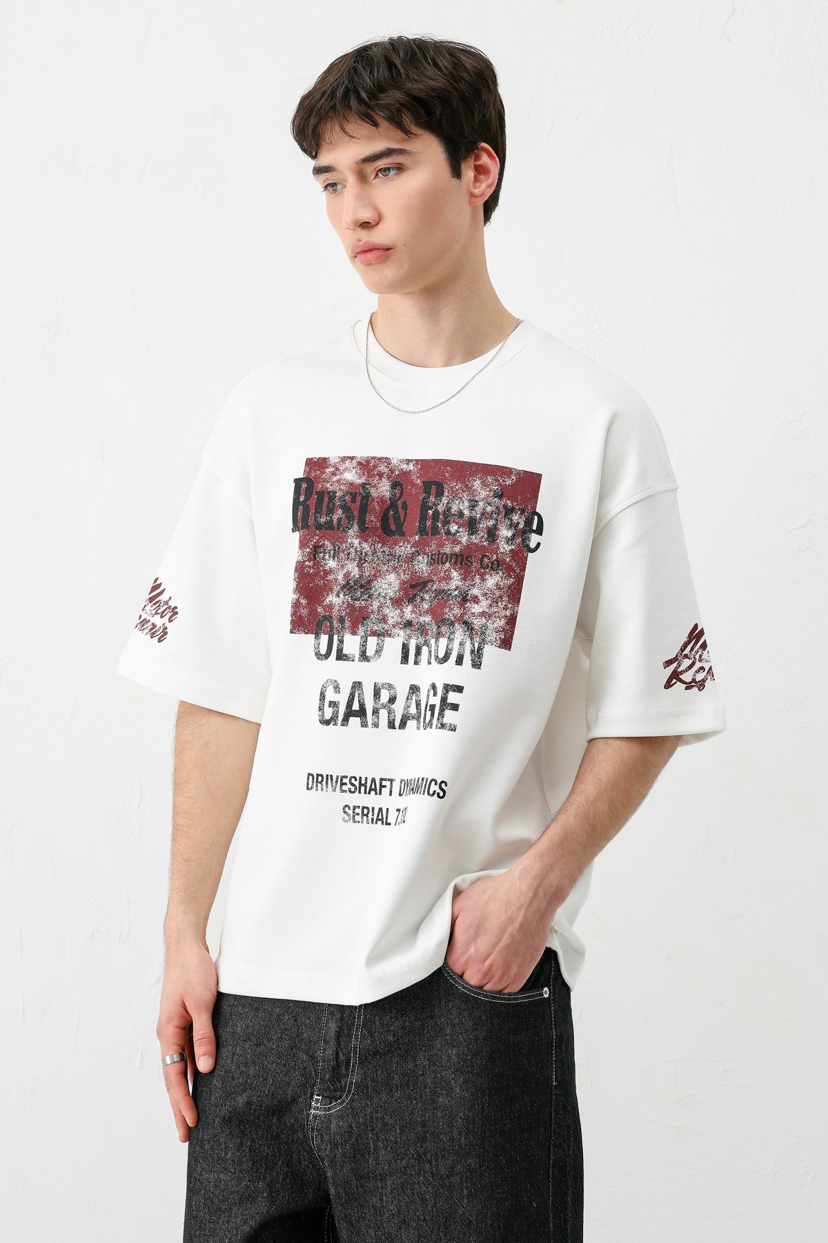 Oversize Baskılı Tişört
