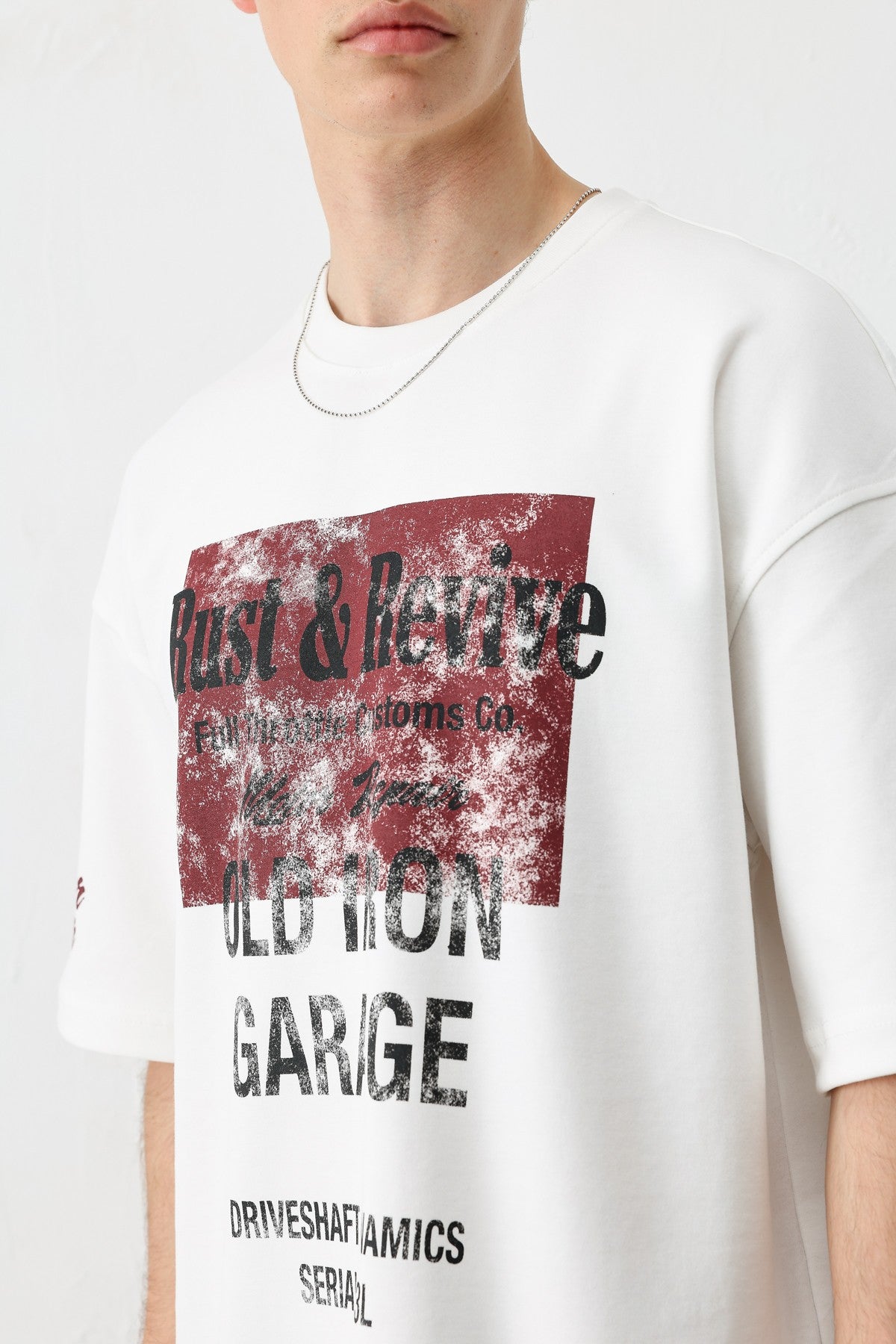 Oversize Baskılı Tişört