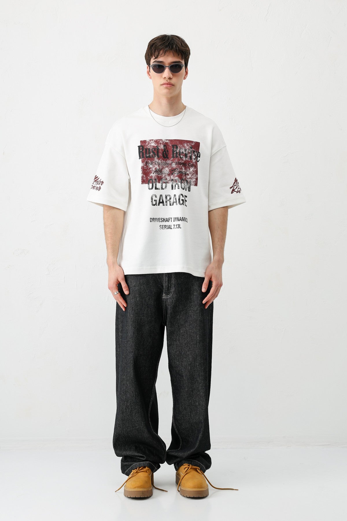 Oversize Baskılı Tişört