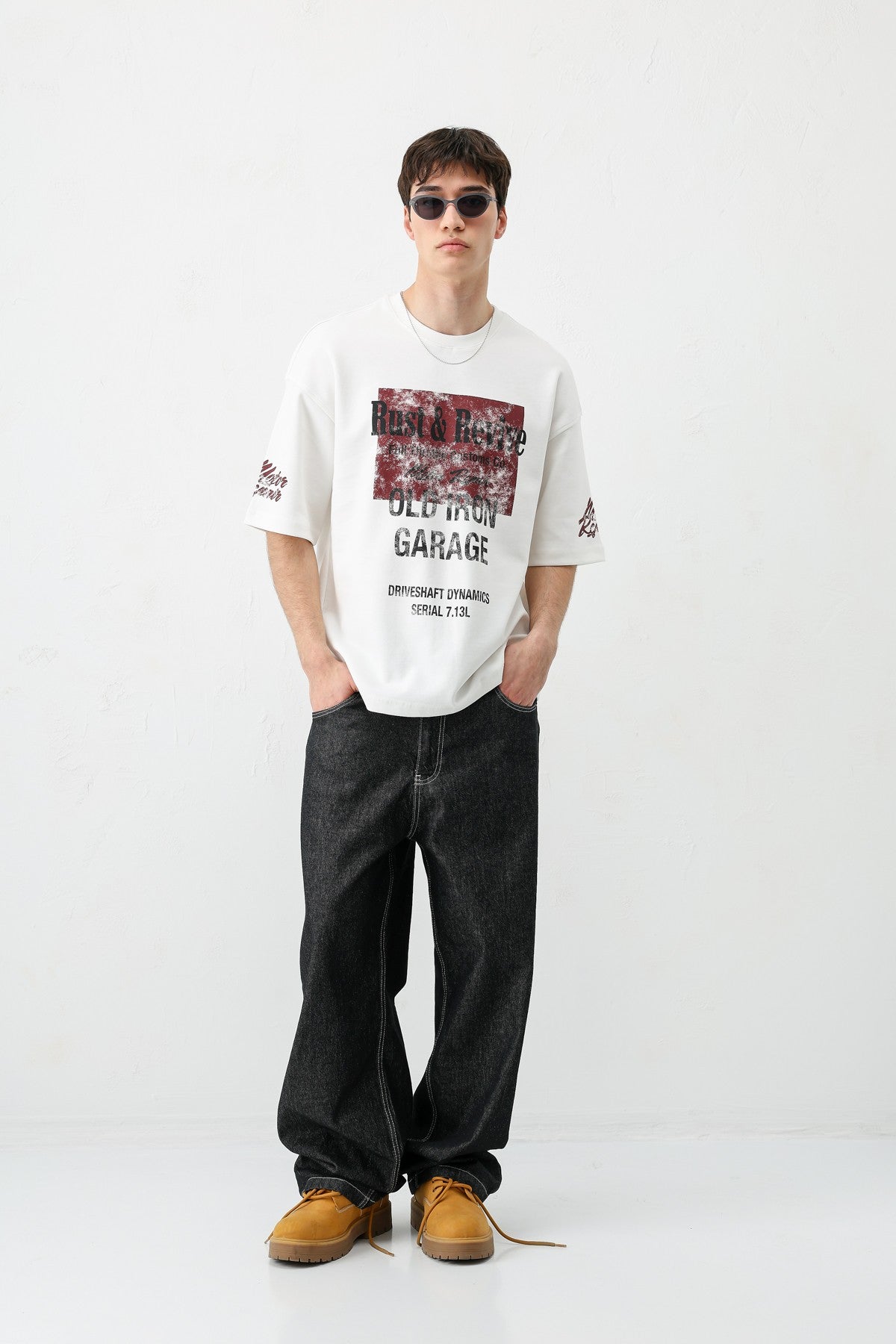 Oversize Baskılı Tişört