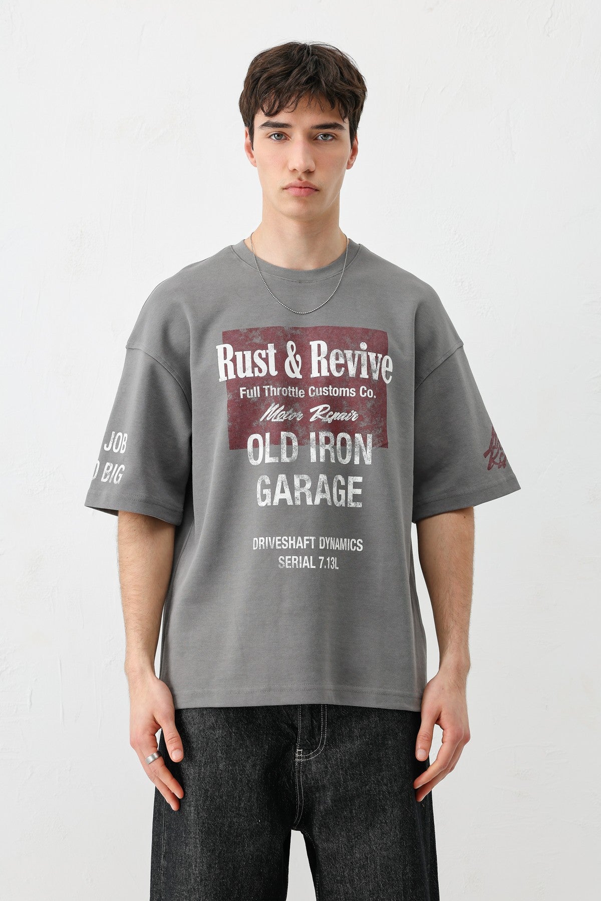 Oversize Baskılı Tişört