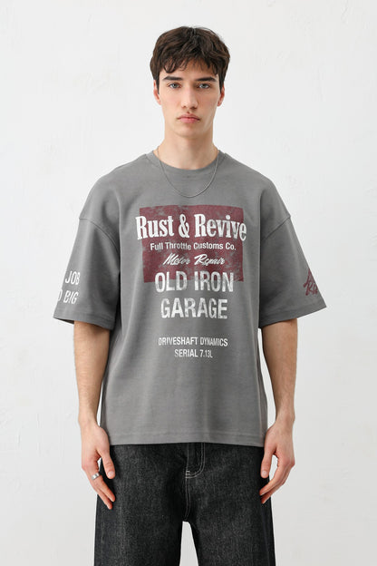 Oversize Baskılı Tişört