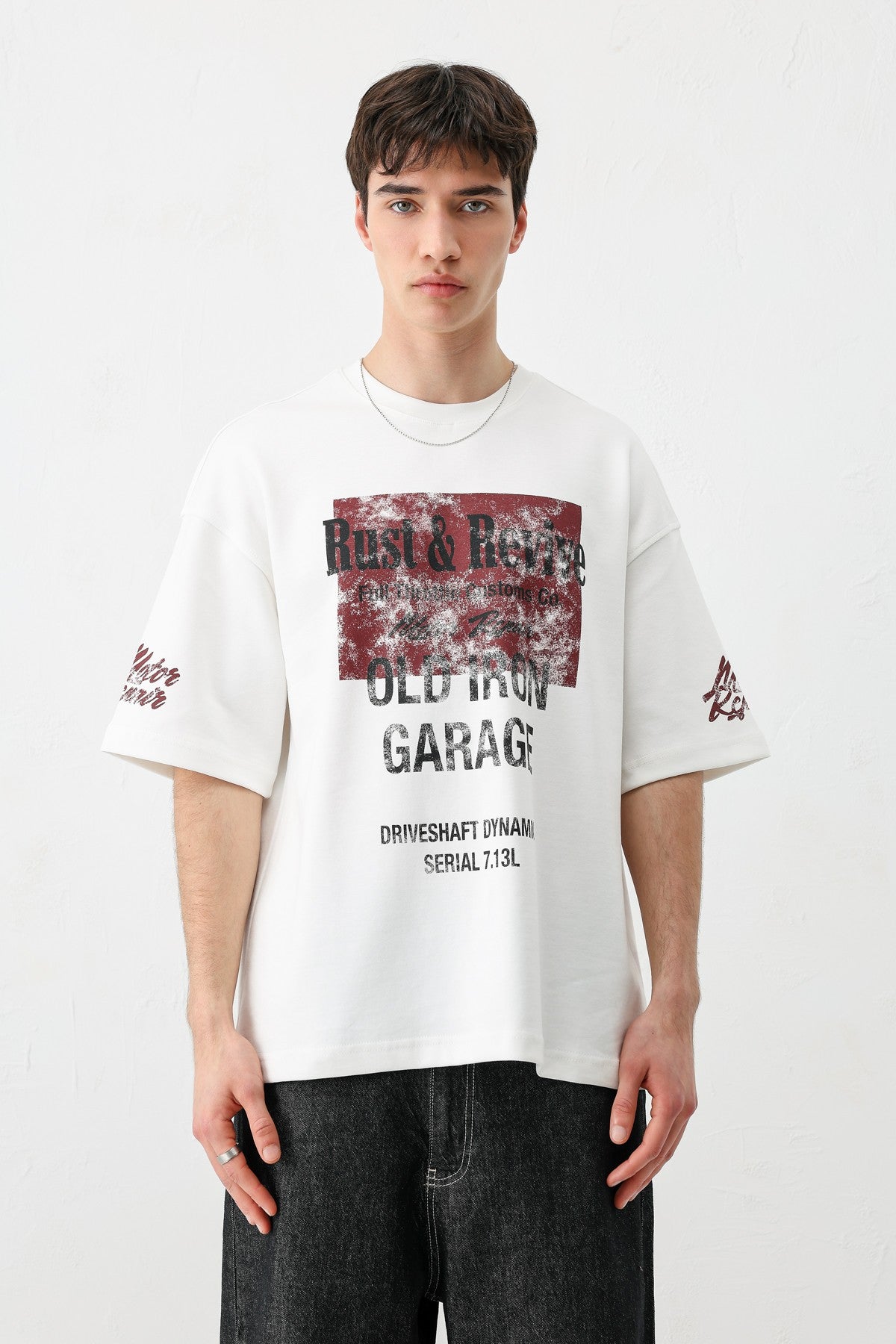 Oversize Baskılı Tişört