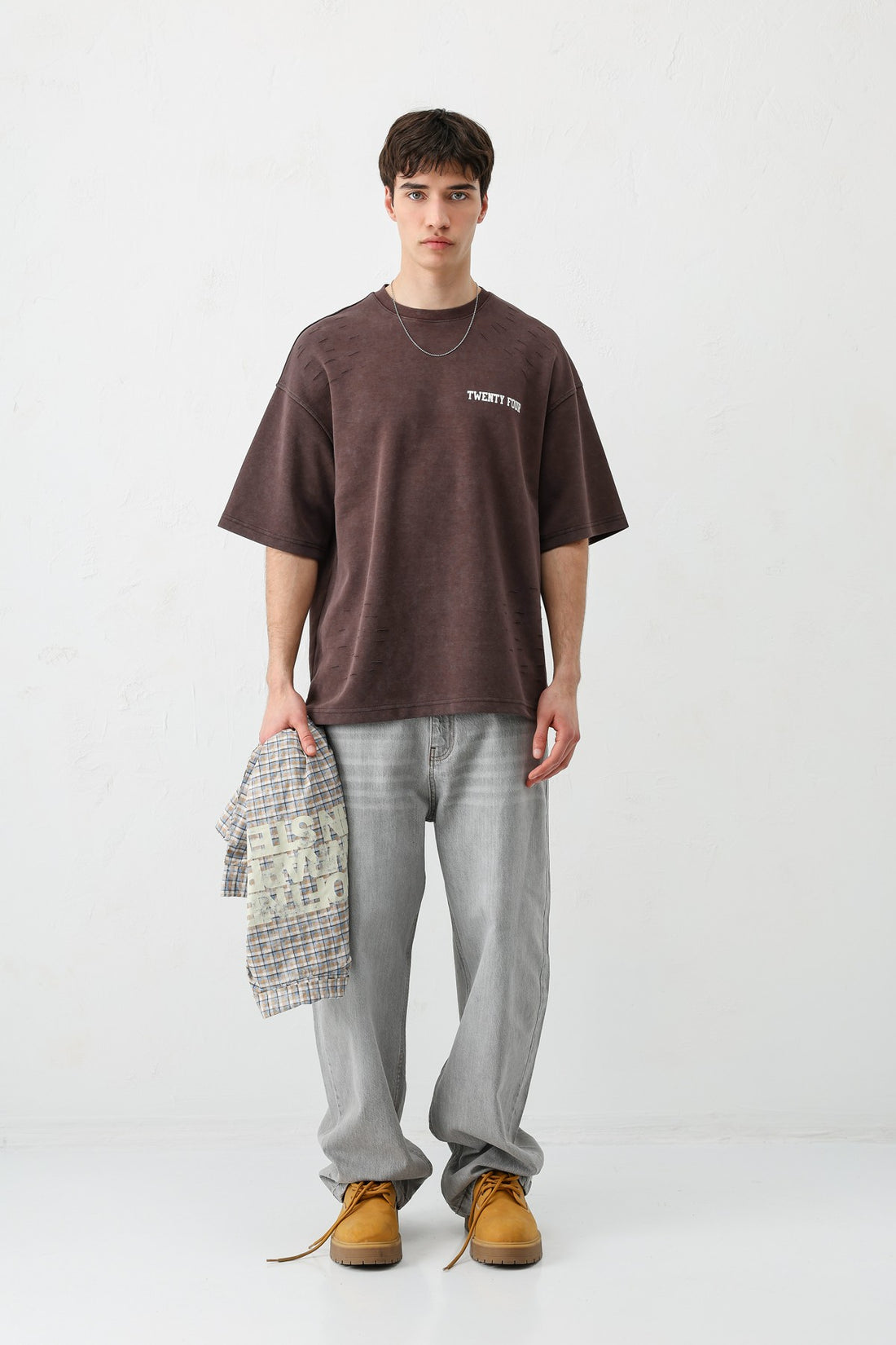 Baskılı Oversize Tişört