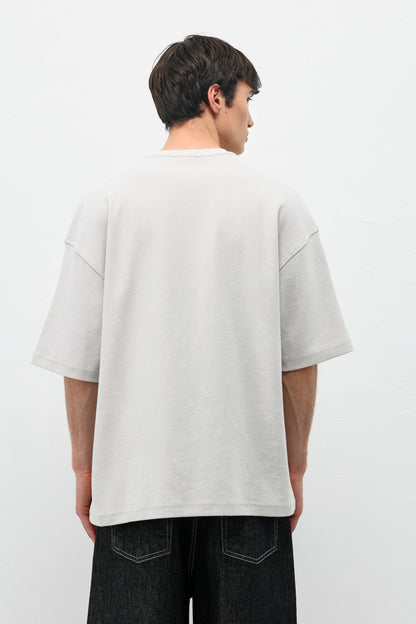 Baskılı Oversize Tişört