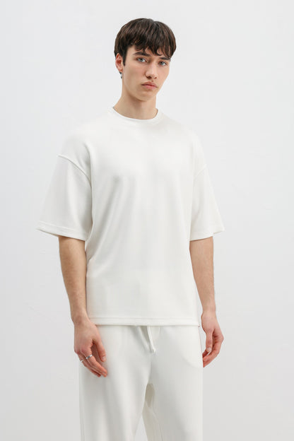 Modal Karışımlı Oversize Tişört