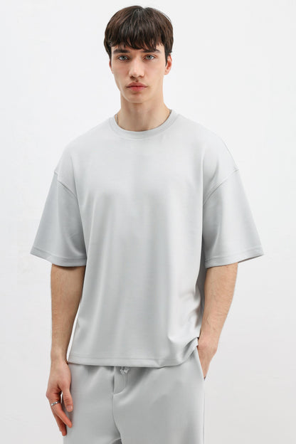Modal Karışımlı Oversize Tişört