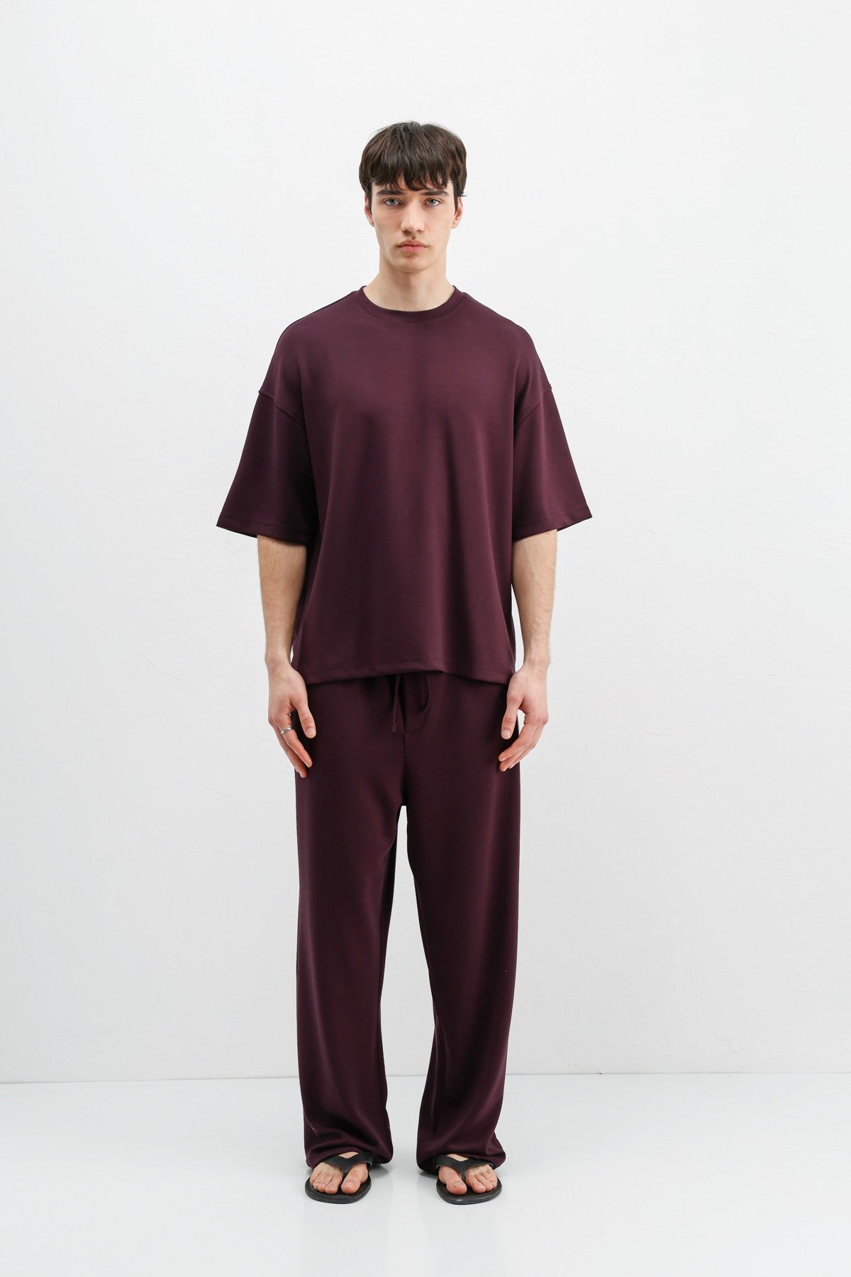 Modal Karışımlı Oversize Tişört