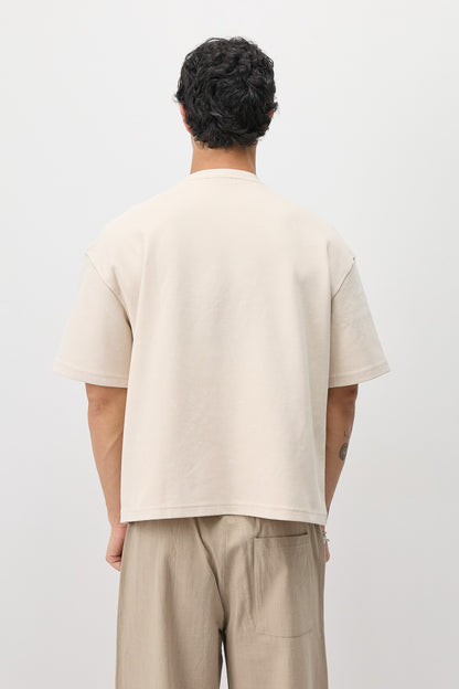 Oversize Miami Baskılı Tişört
