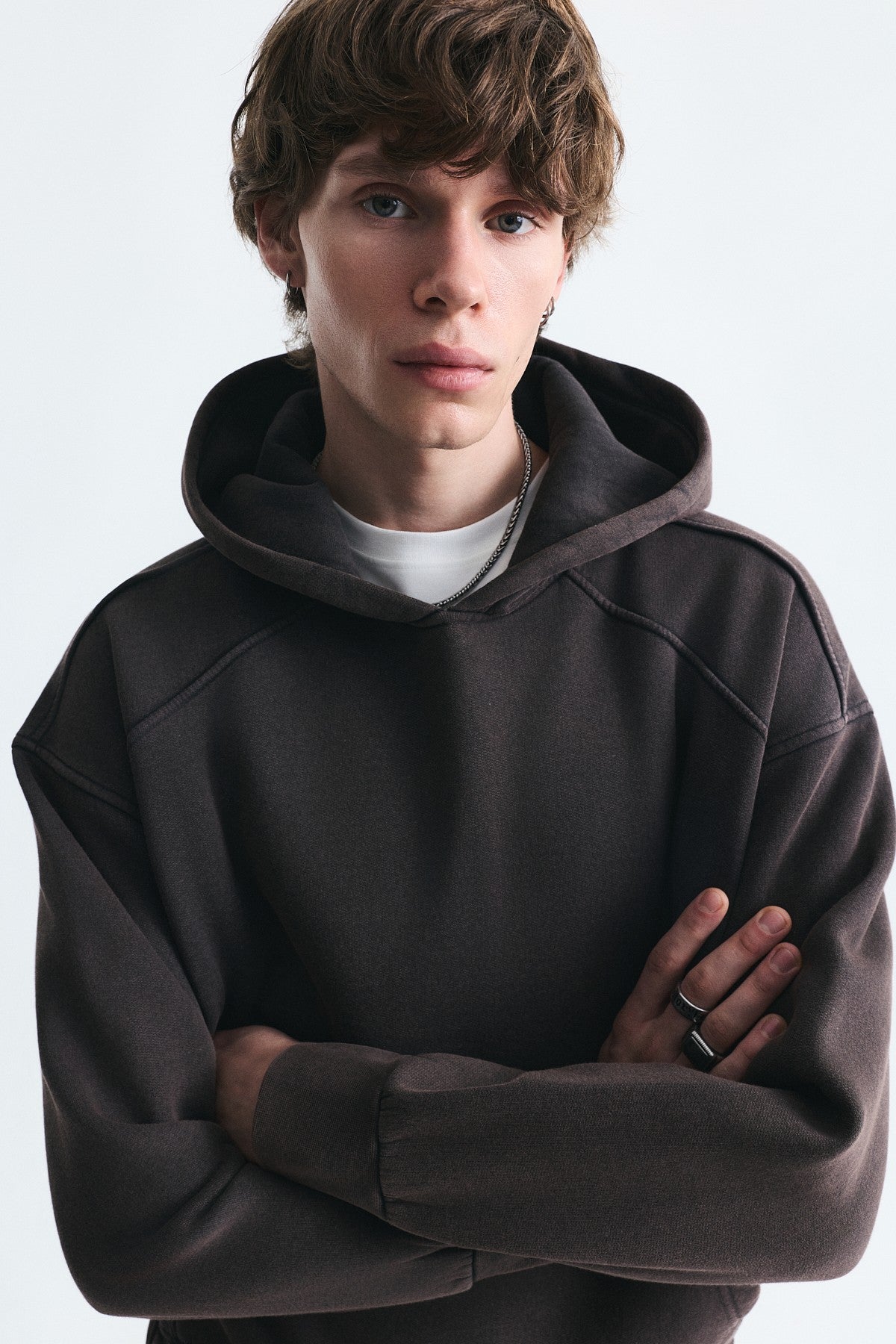 Boxy Fit Kemerli Sweatshirt
