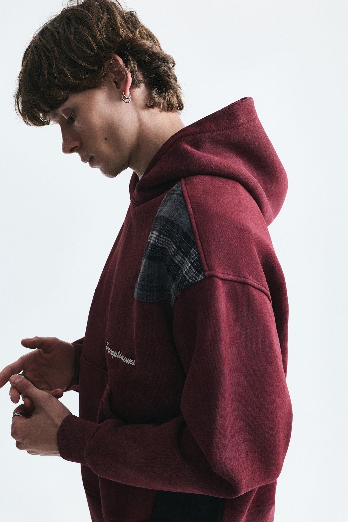 Boxy Fit Yama Detaylı Sweatshirt