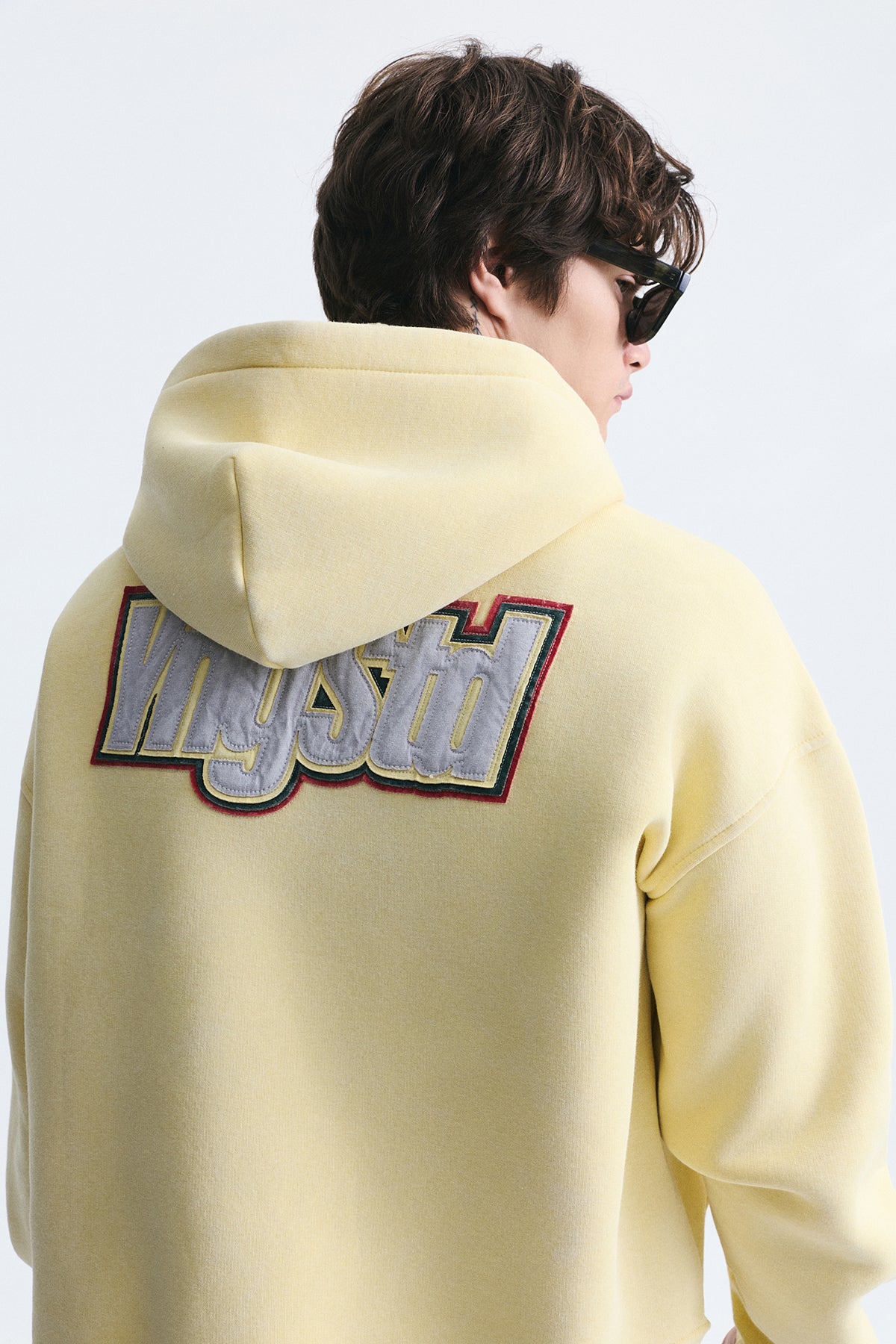 Oversize Sırt Baskılı Sweatshirt