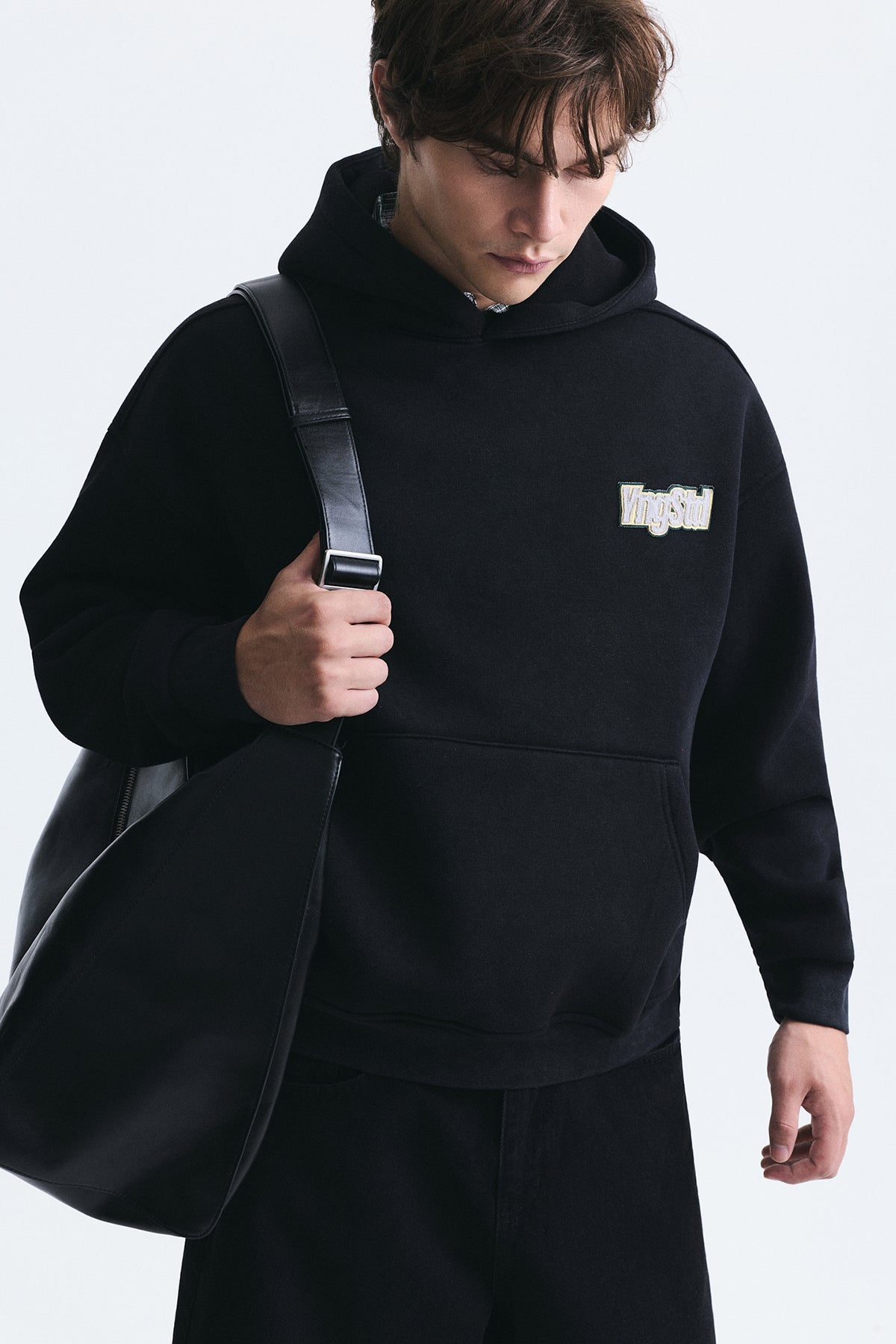 Oversize Sırt Baskılı Sweatshirt
