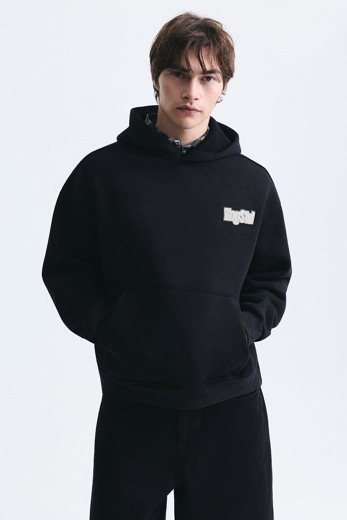 Oversize Sırt Baskılı Sweatshirt