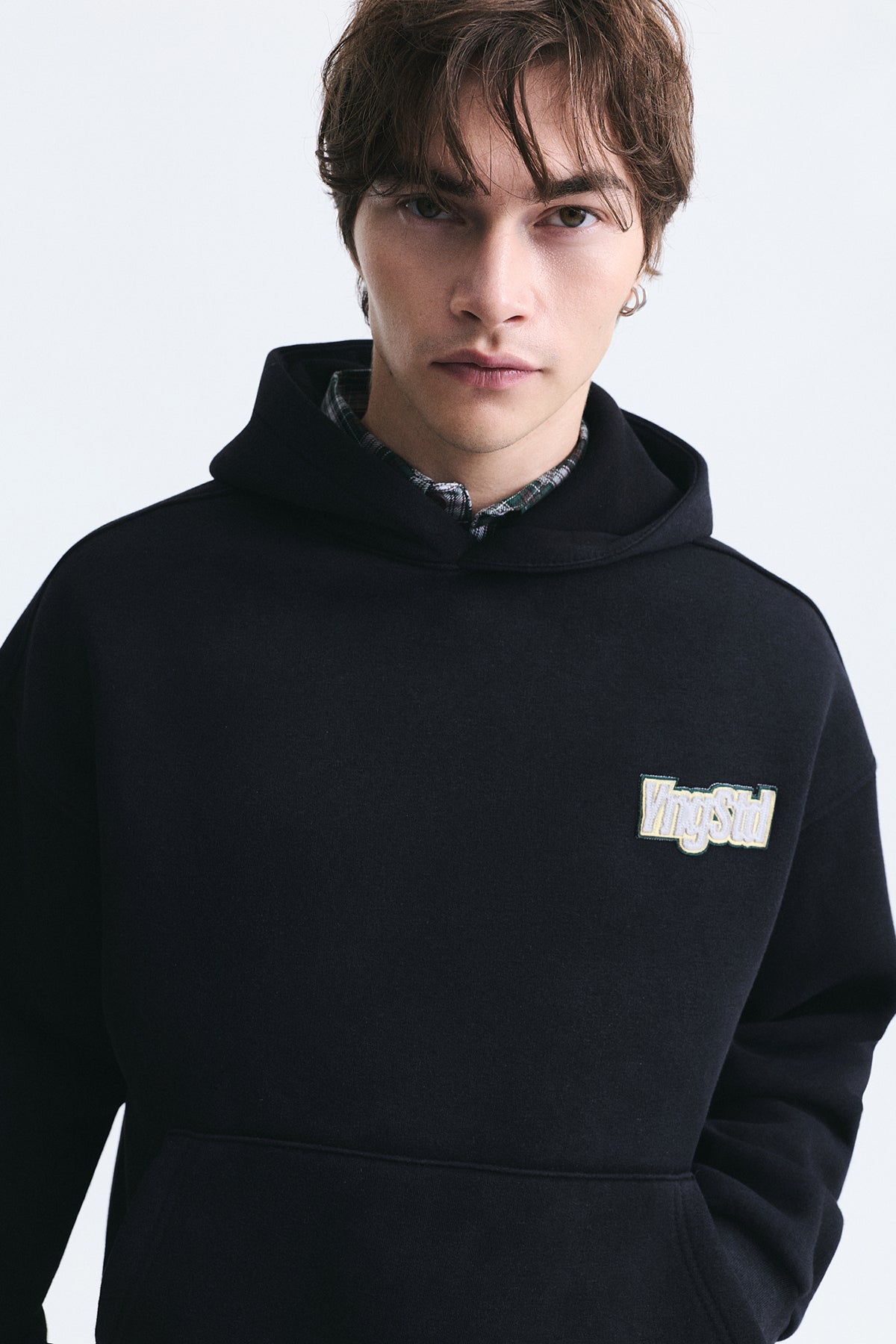 Oversize Sırt Baskılı Sweatshirt