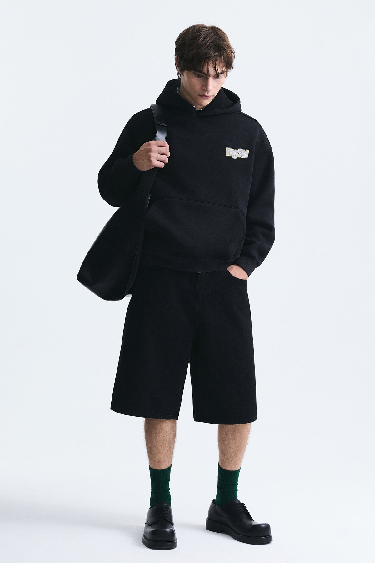 Oversize Sırt Baskılı Sweatshirt