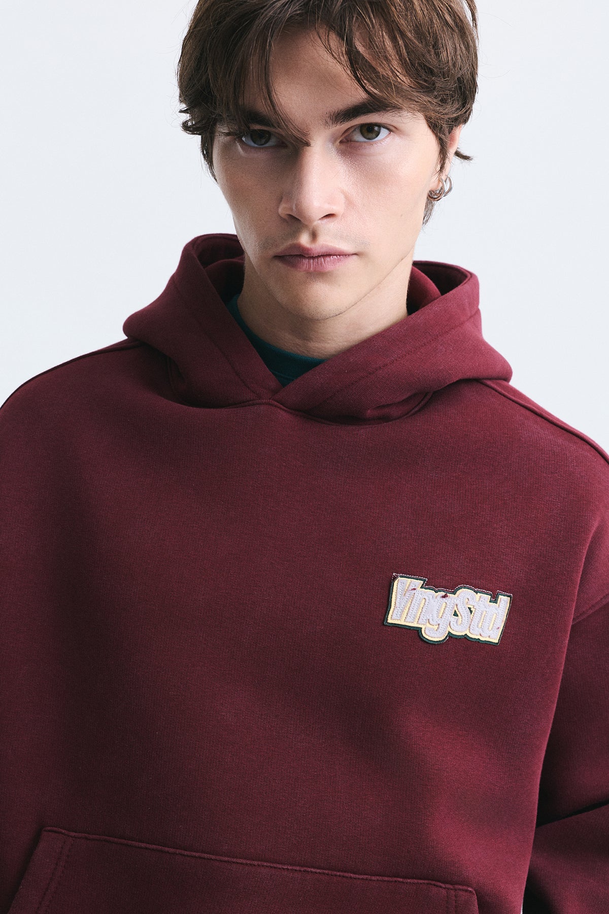 Oversize Sırt Baskılı Sweatshirt