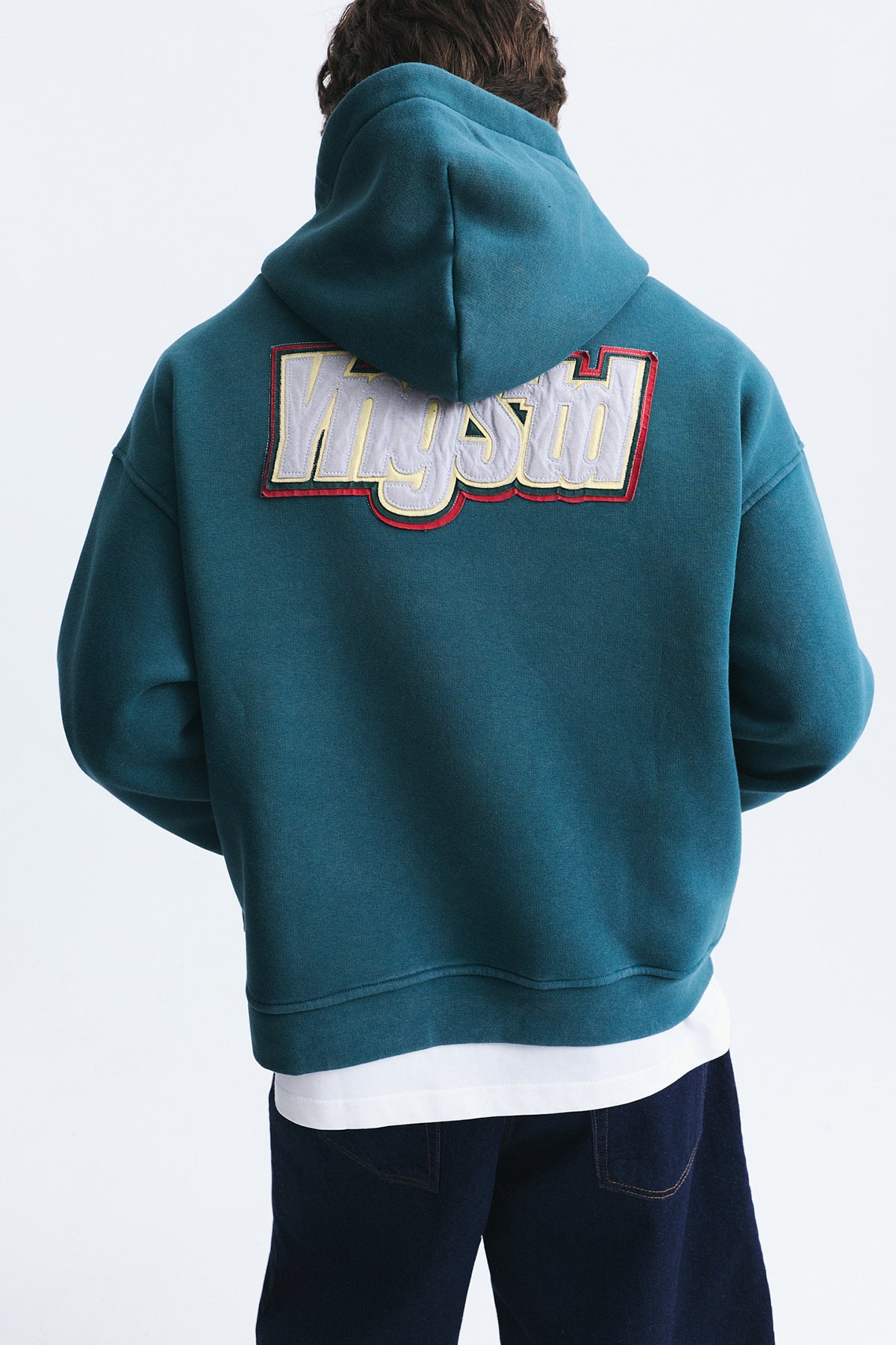 Oversize Sırt Baskılı Sweatshirt