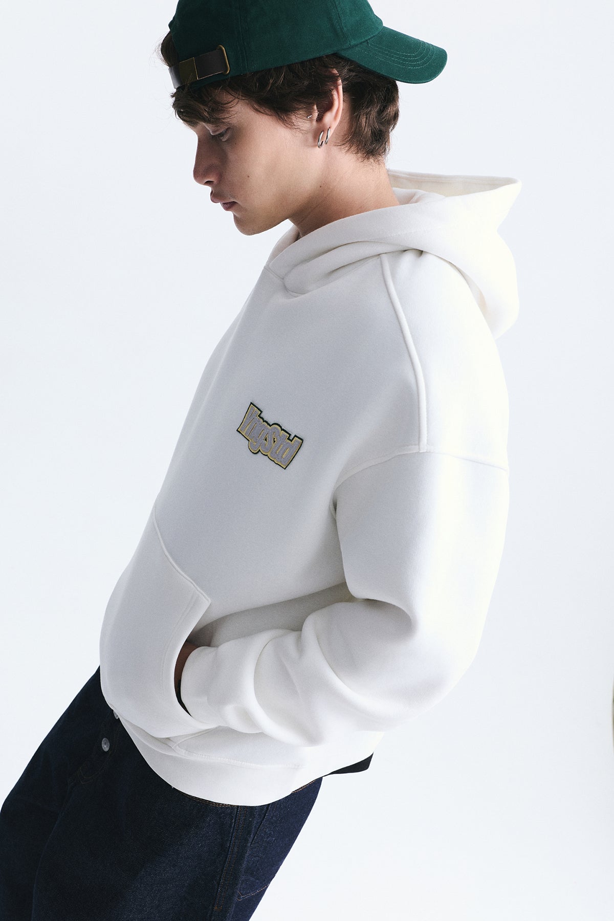 Oversize Sırt Baskılı Sweatshirt