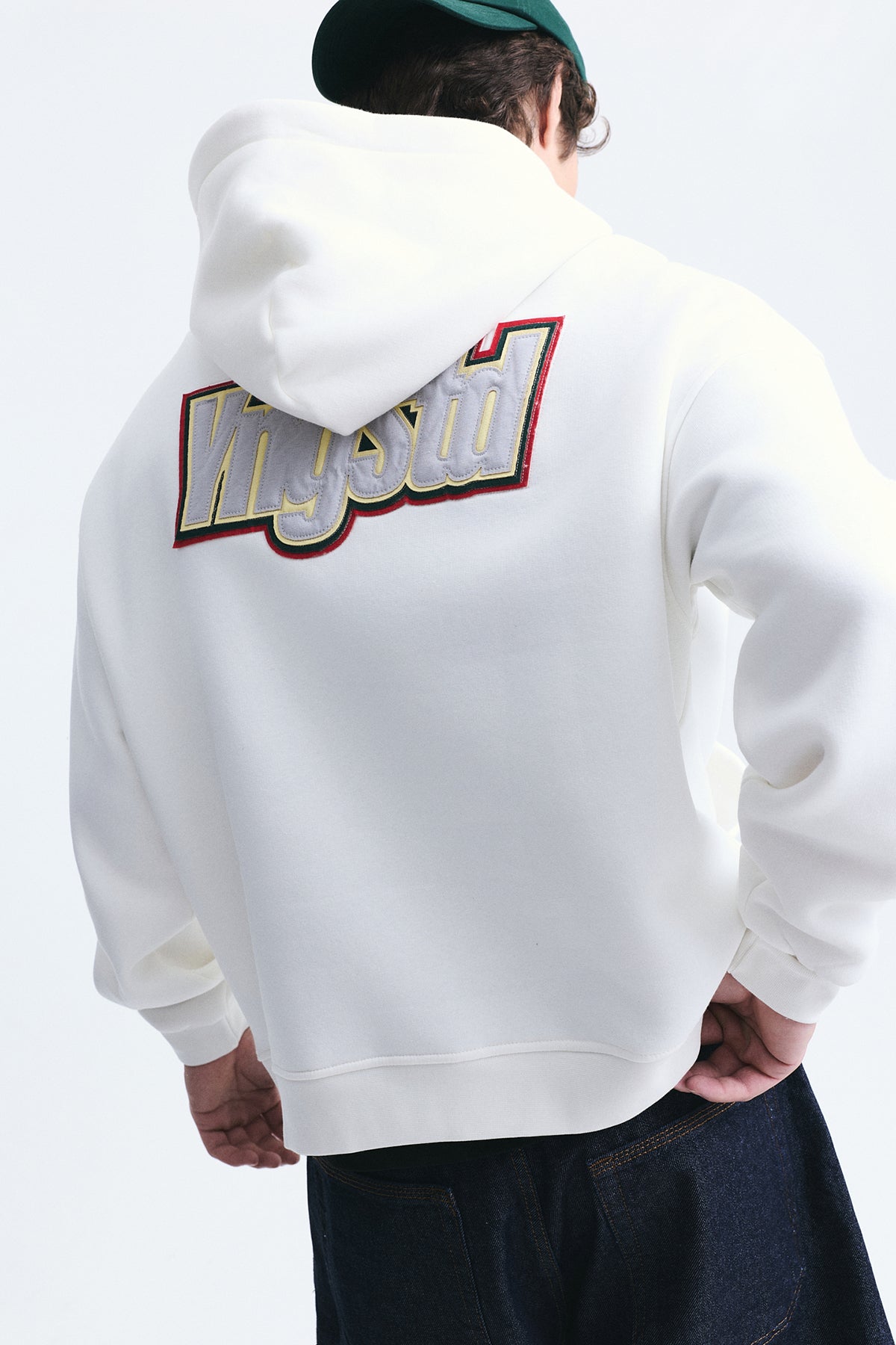 Oversize Sırt Baskılı Sweatshirt