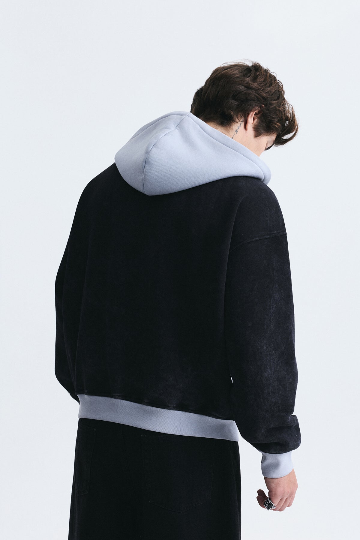 Blok Renkli Oversize Sweatshirt