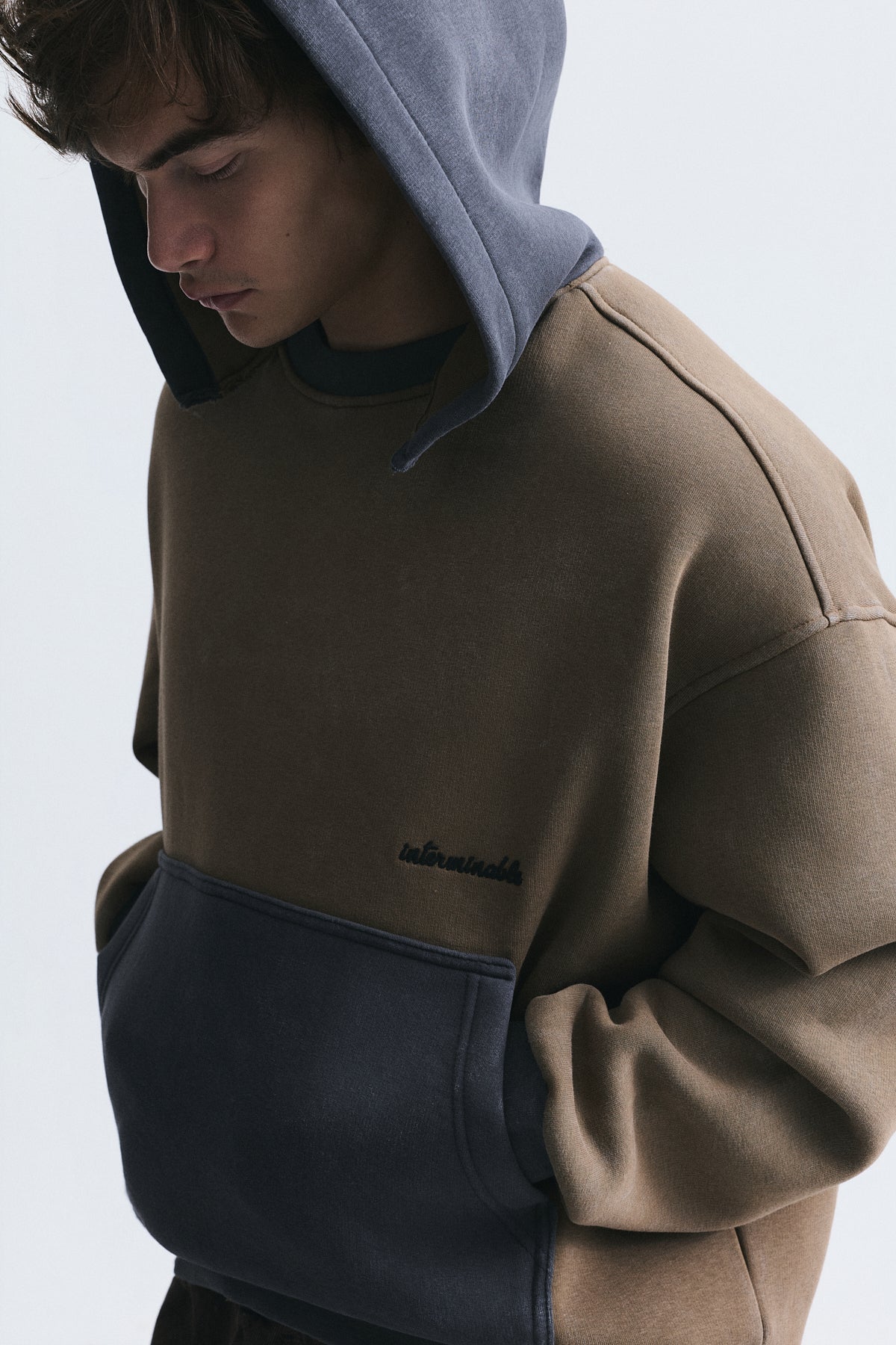 Blok Renkli Oversize Sweatshirt