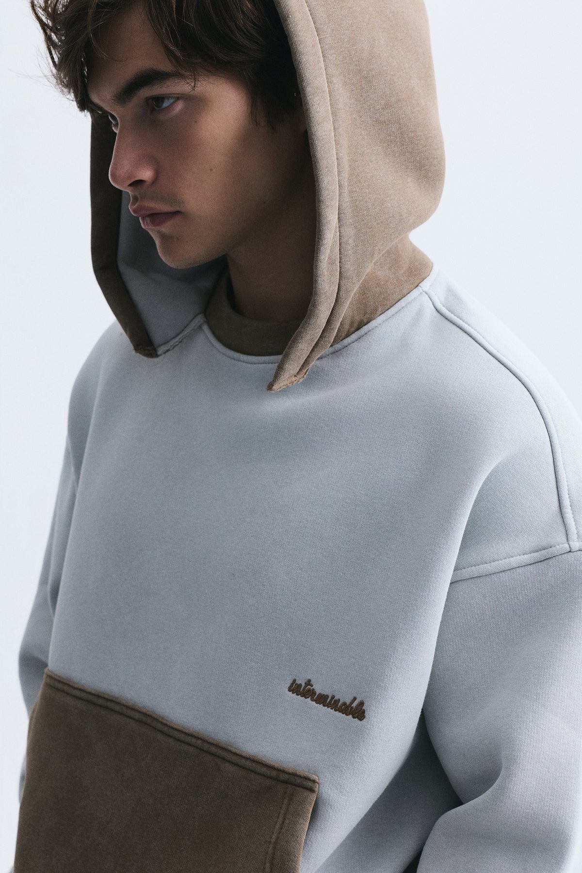 Blok Renkli Oversize Sweatshirt