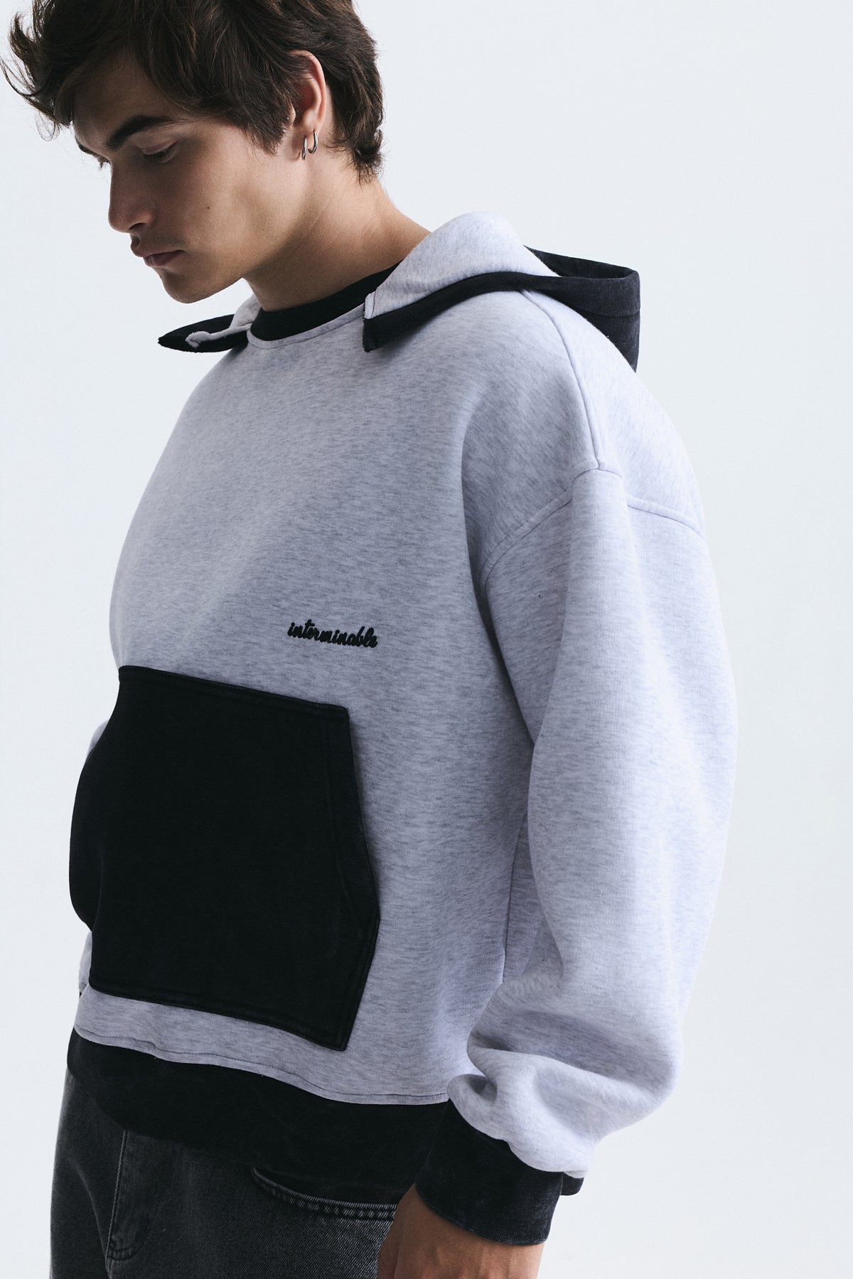 Blok Renkli Oversize Sweatshirt
