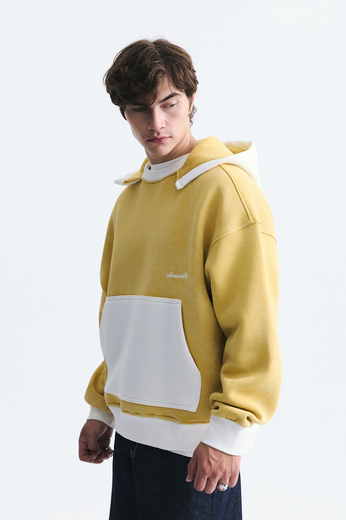 Blok Renkli Oversize Sweatshirt