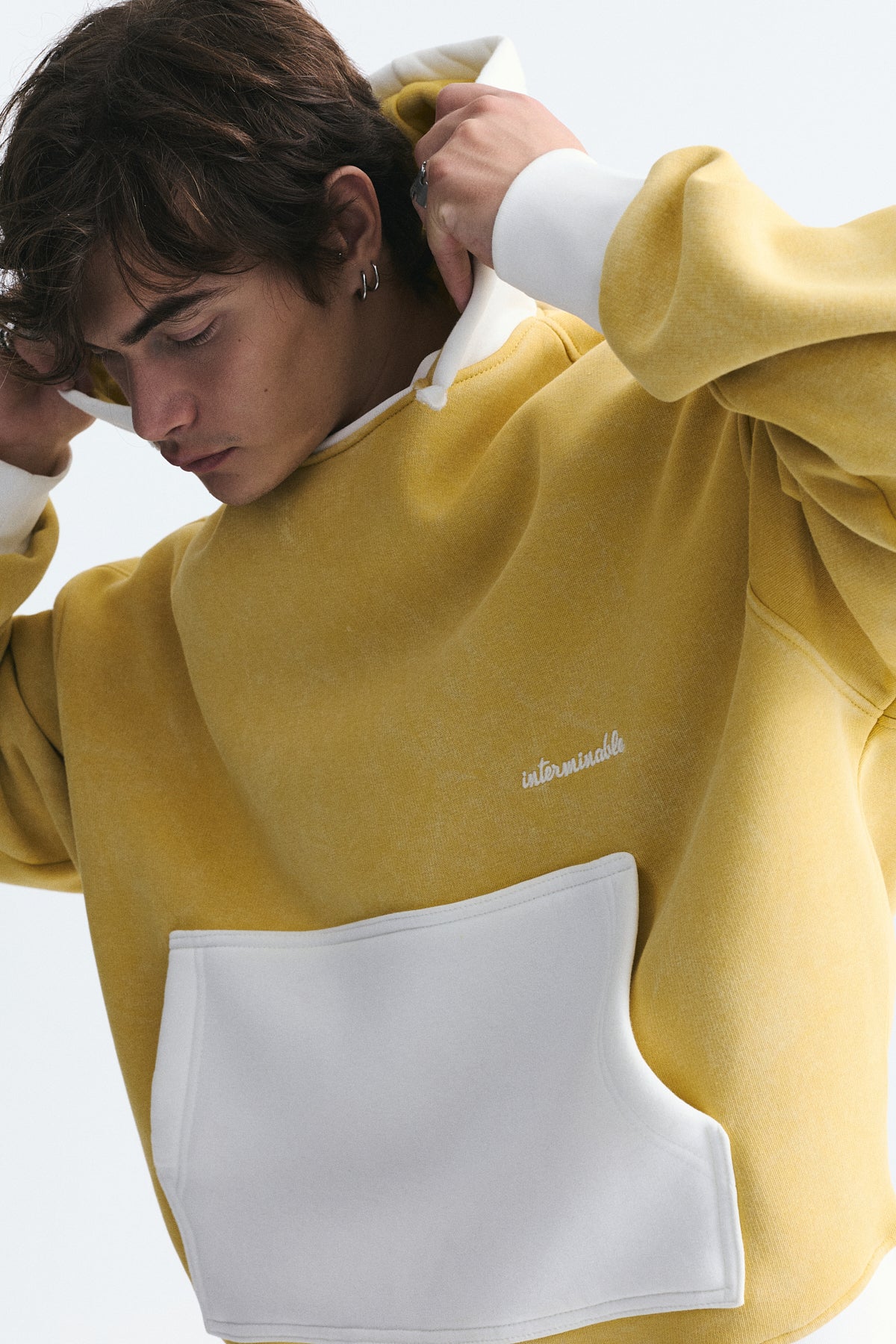 Blok Renkli Oversize Sweatshirt