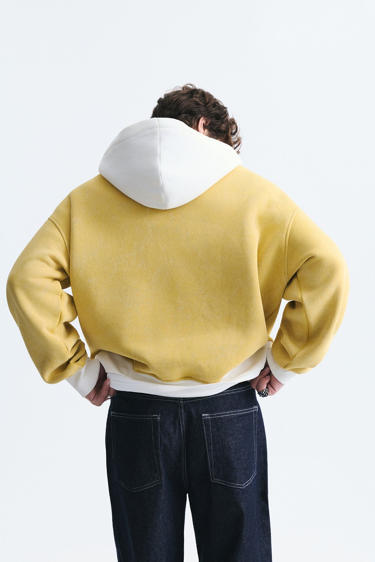Blok Renkli Oversize Sweatshirt