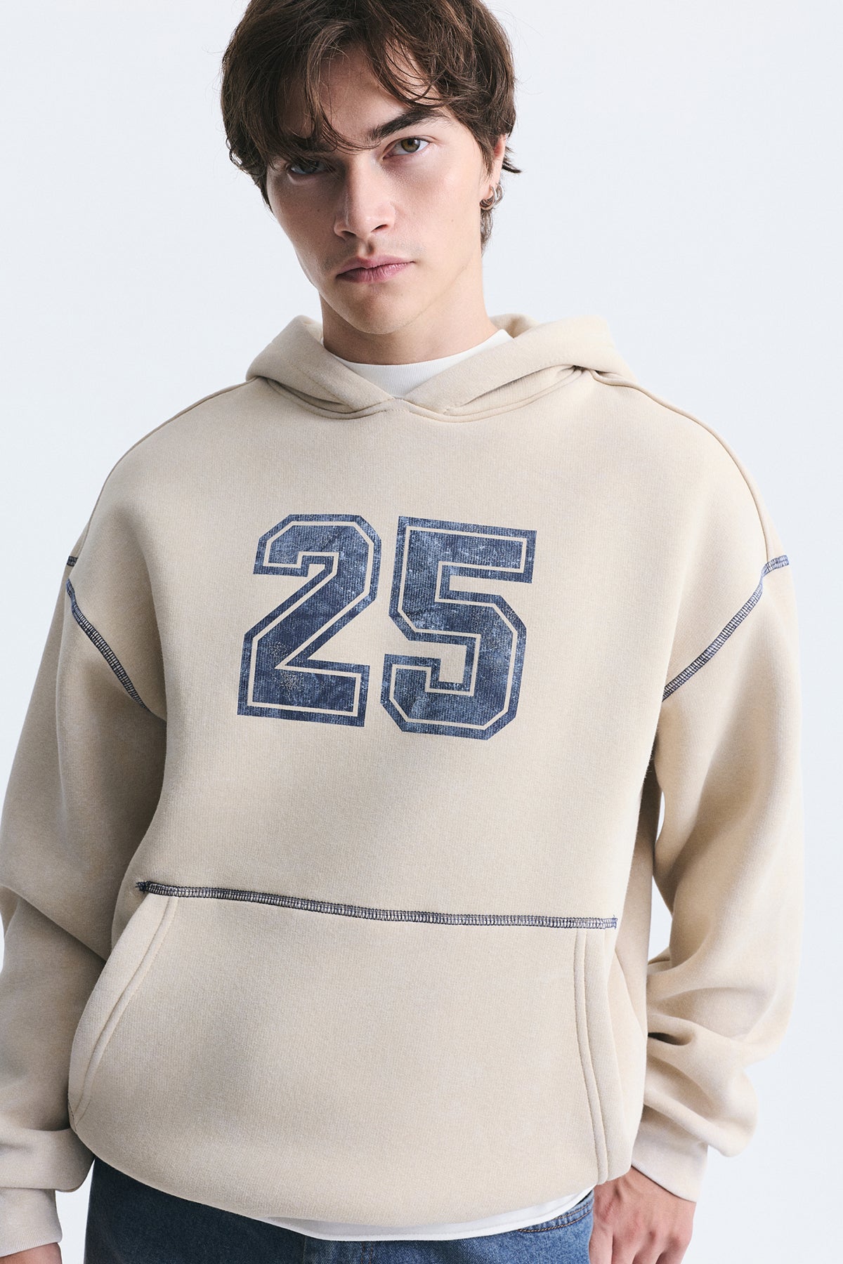 Baskılı Oversize Sweatshirt