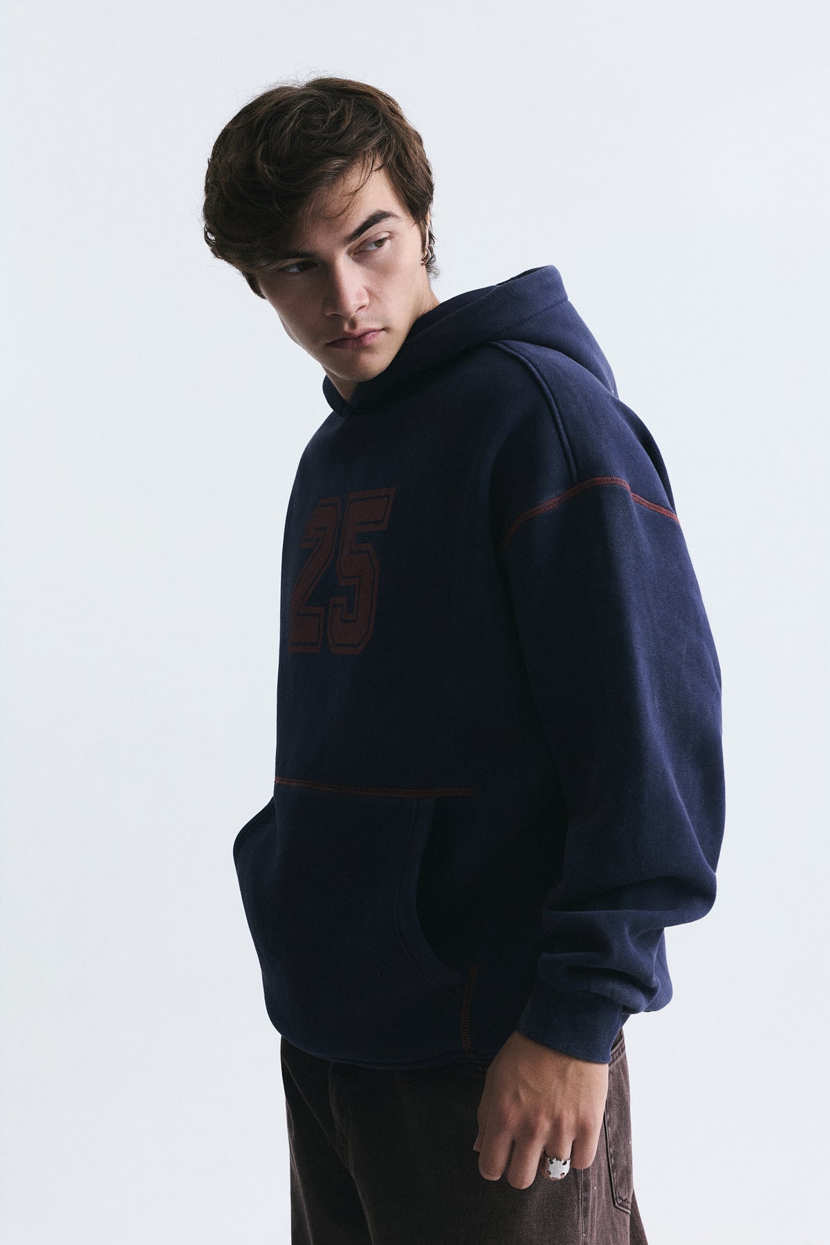 Baskılı Oversize Sweatshirt