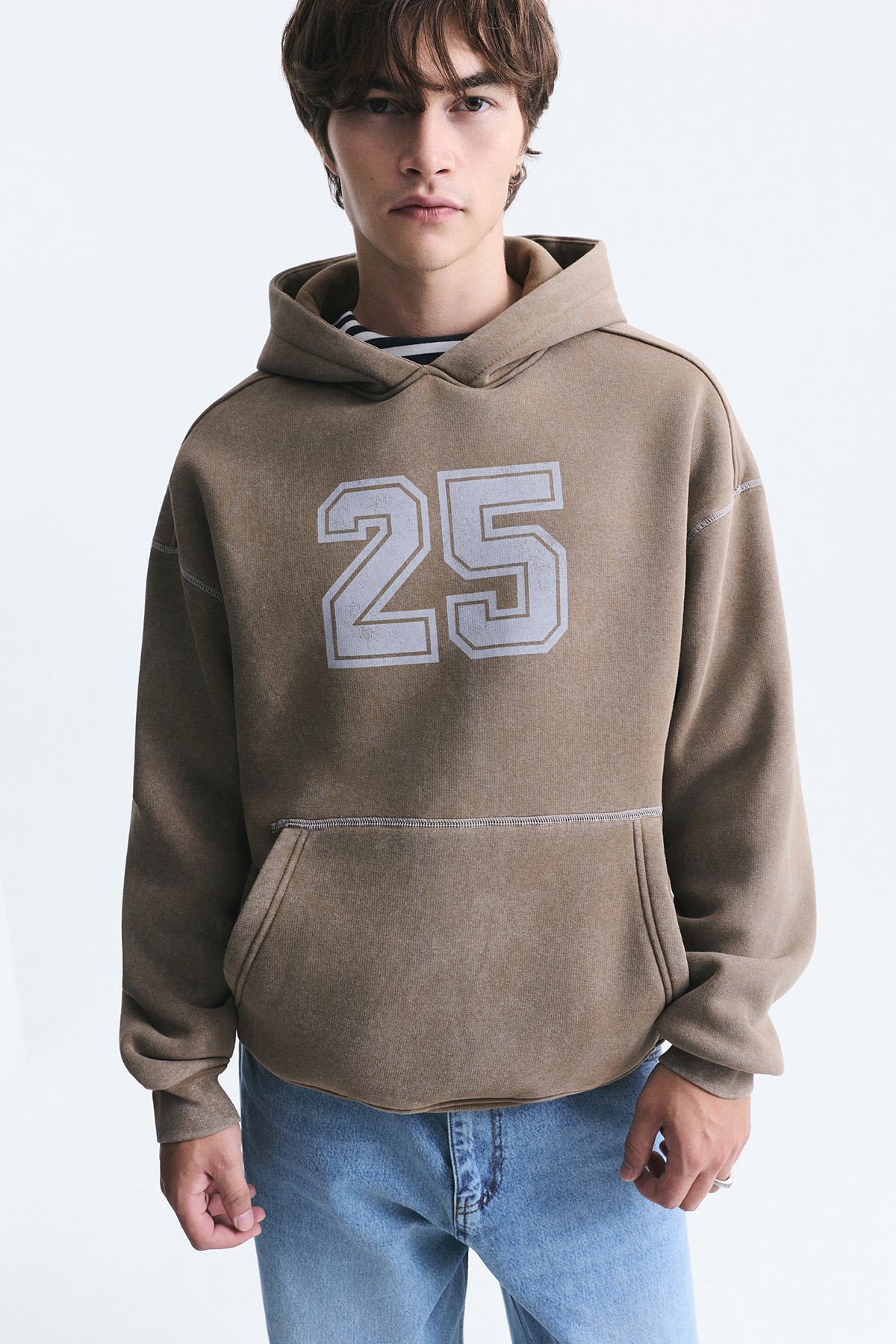 Baskılı Oversize Sweatshirt