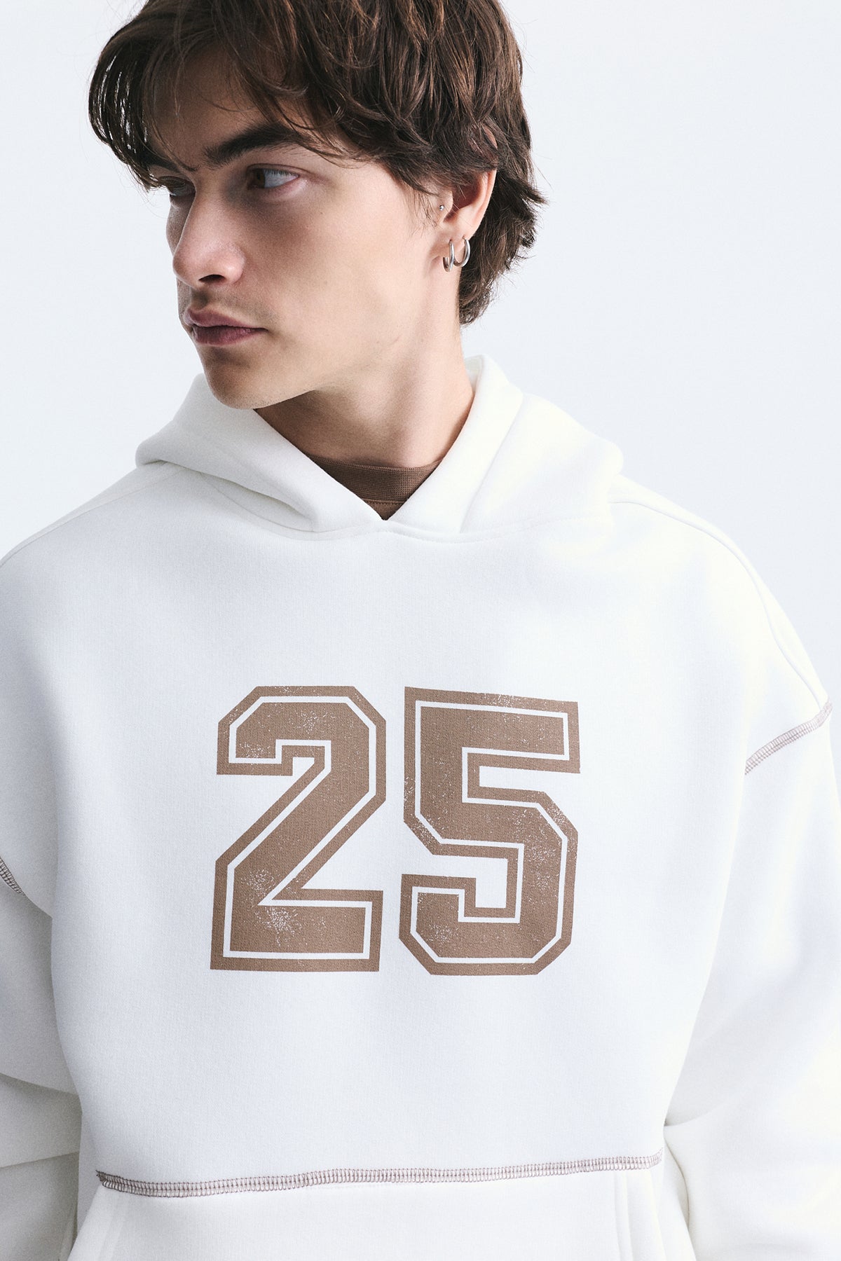 Baskılı Oversize Sweatshirt