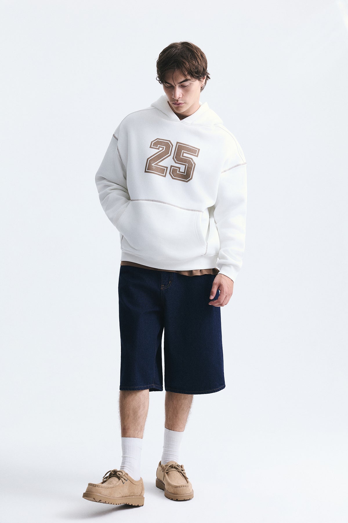 Baskılı Oversize Sweatshirt