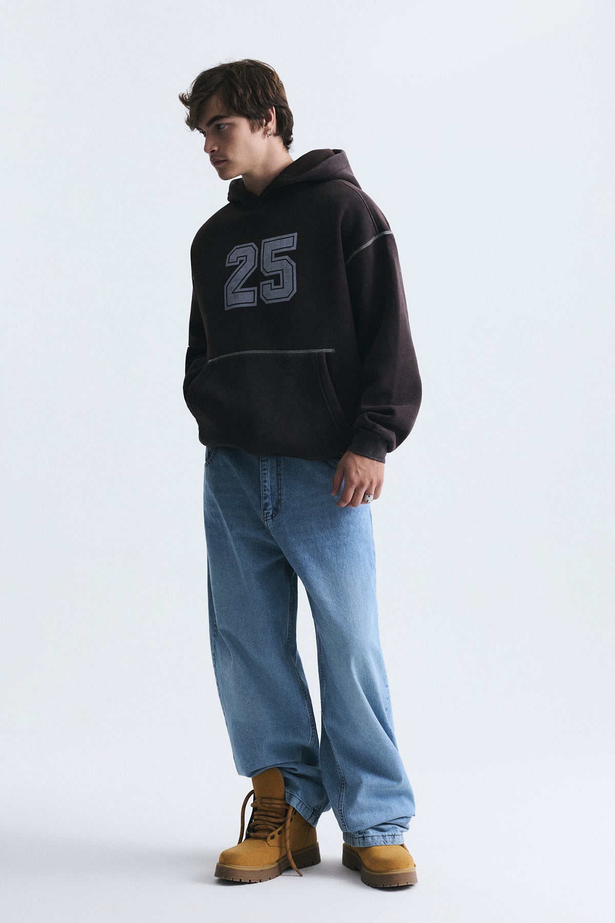 Baskılı Oversize Sweatshirt