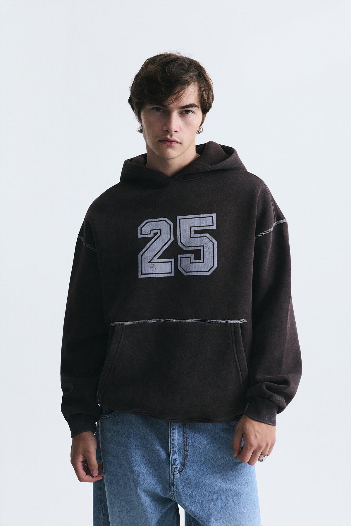 Baskılı Oversize Sweatshirt