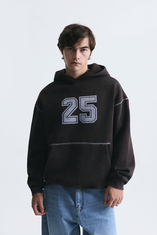 Baskılı Oversize Sweatshirt