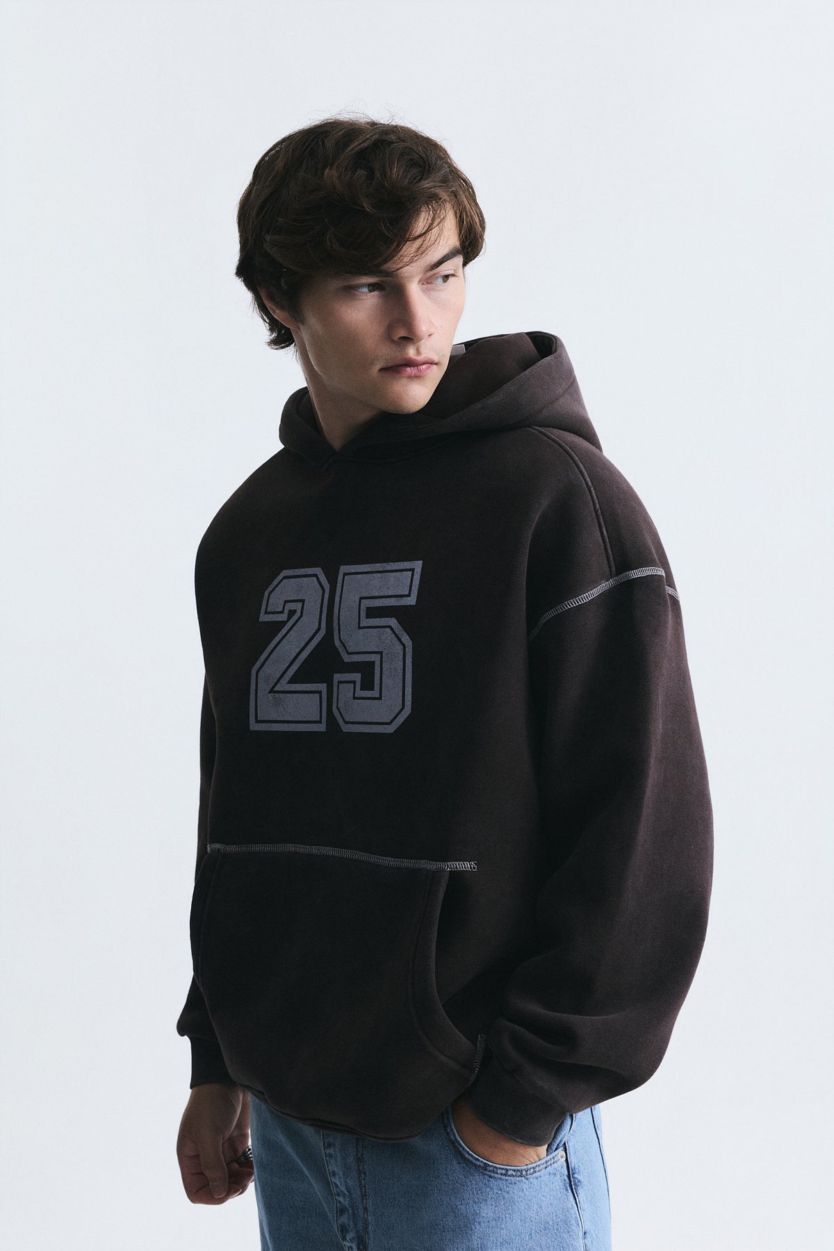 Baskılı Oversize Sweatshirt