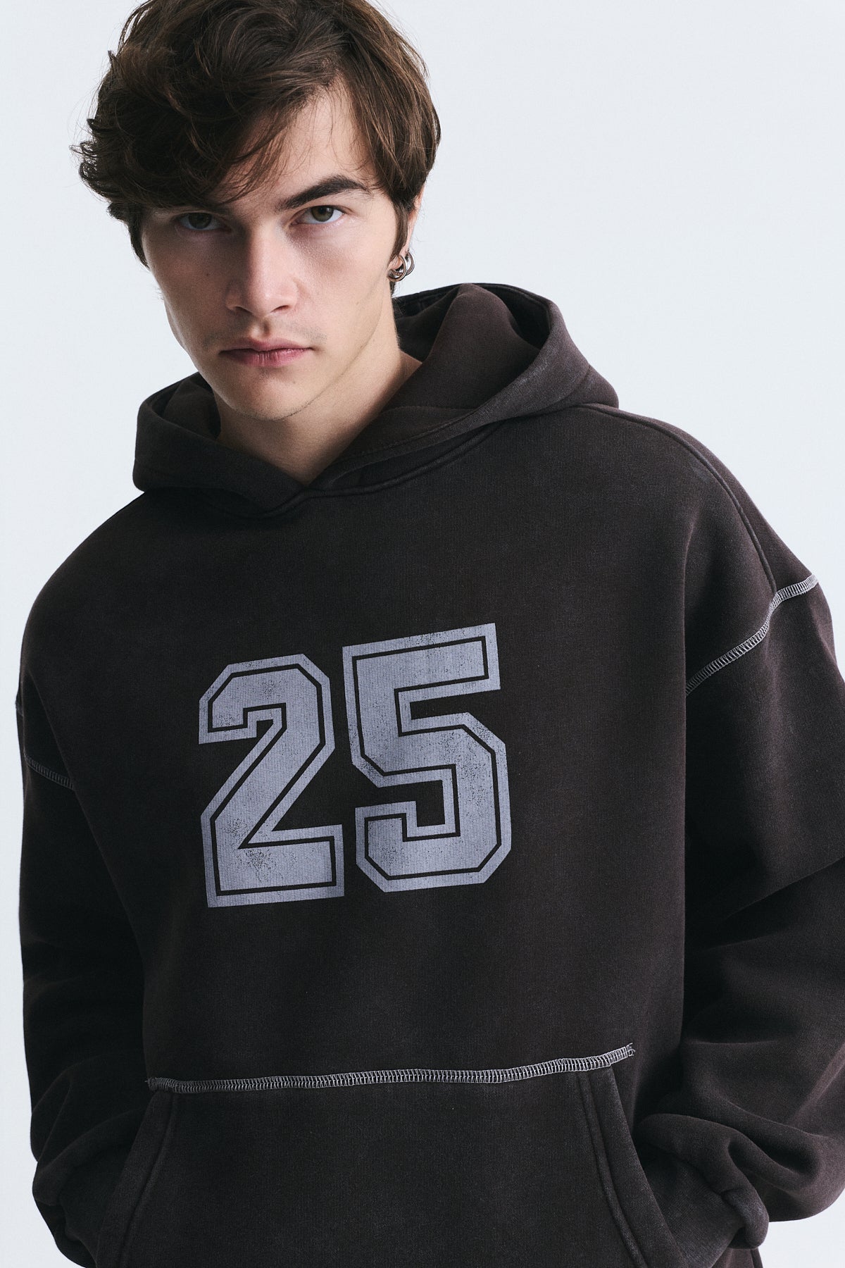 Baskılı Oversize Sweatshirt