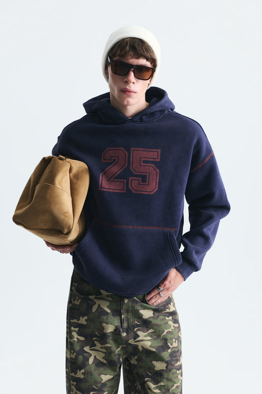 Baskılı Oversize Sweatshirt