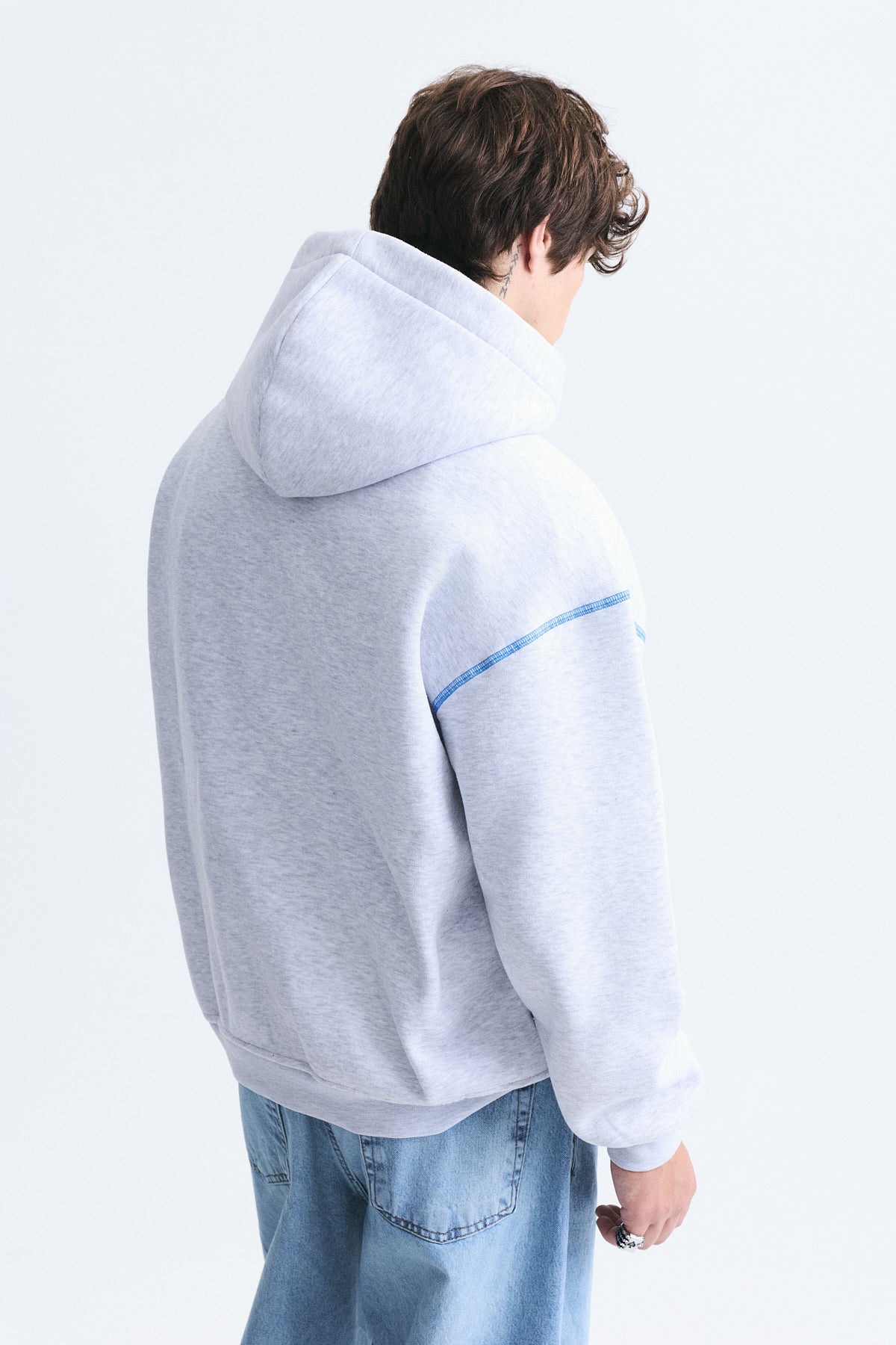 Baskılı Oversize Sweatshirt