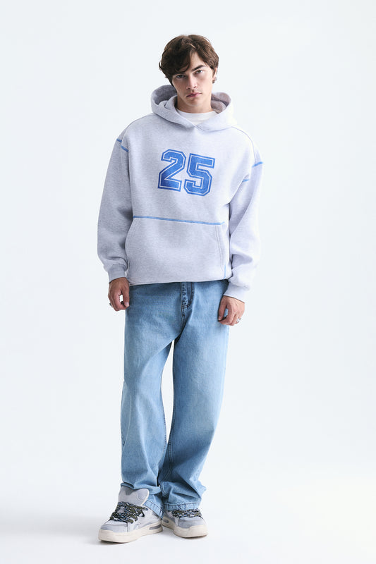 Baskılı Oversize Sweatshirt